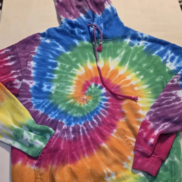 Multicolor Tie-Dye Hoodie - Picture 3 of 7